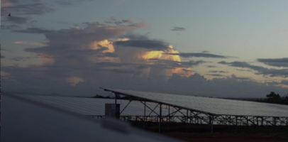 Photovoltaic farm in Negros island